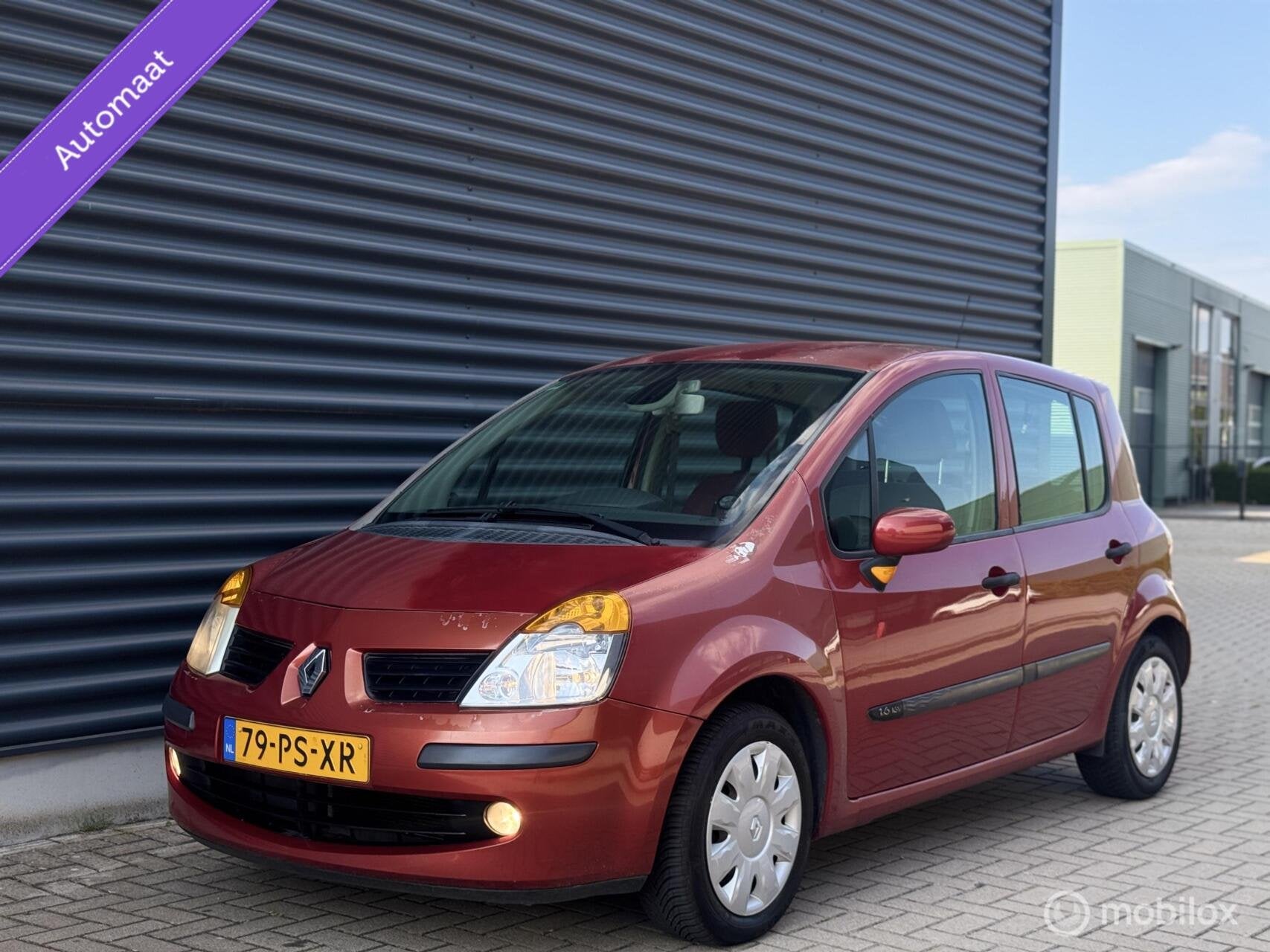 Renault Modus 1.6 Automaat /Fietsdrager / invalide auto, Gebruikt, 4 cilinders, Origineel Nederlands, Bedrijf