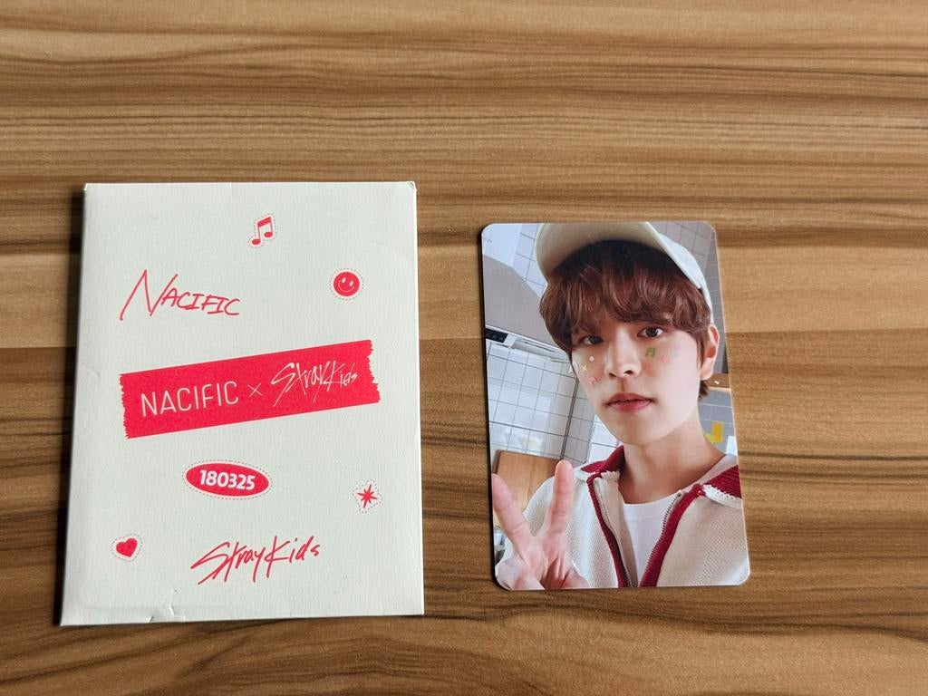 Stray Kids Seungmin photo card nacific, Ophalen of Verzenden, Zo goed als nieuw, Foto of Kaart