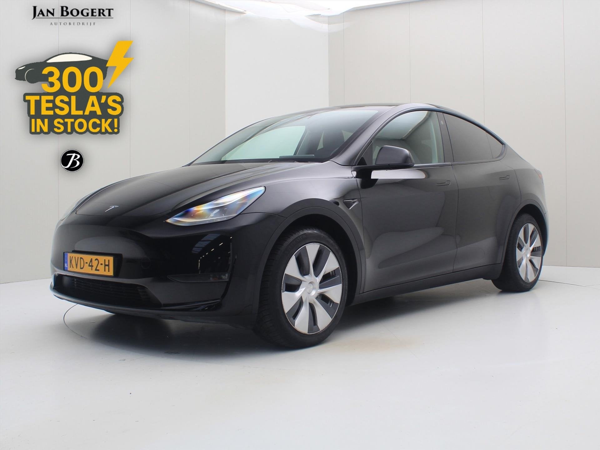 Tesla Model Y Long Range AWD 75kWh 351pk 92,7% SoH [ TREKHAA, Automaat, Dealer onderhouden, Gebruikt, Zwart