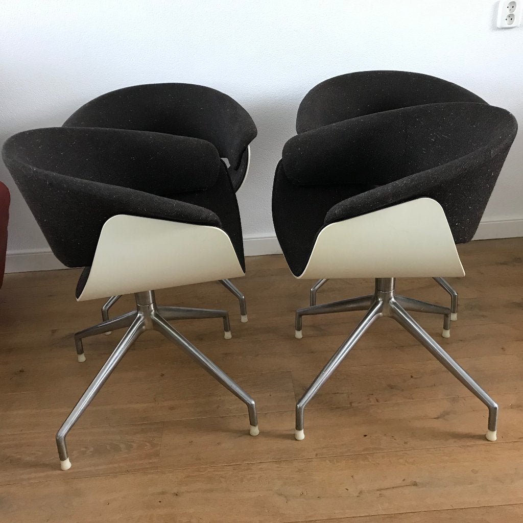 Set 4 stoel stoelen B&B Italia Sina chair modern design, Kunststof, Gebruikt, Ophalen of Verzenden, Nvt