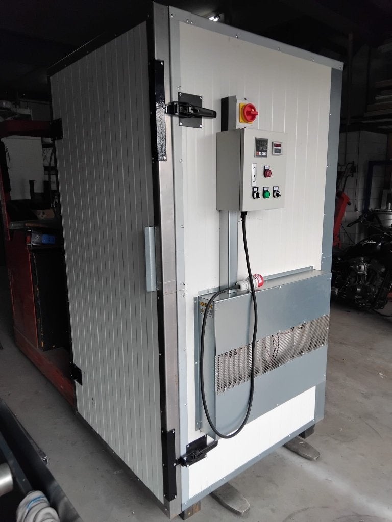 poedercoat oven, moffeloven 7.5kW, Ophalen, Zo goed als nieuw, Vrijstaand, Minder dan 45 cm
