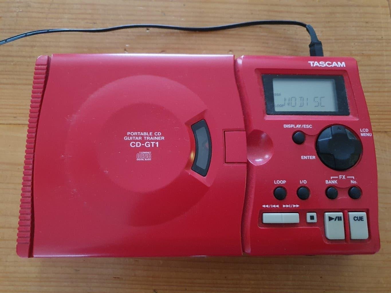 Tascam CD-GT1 Gitaartrainer - Draagbare CD-speler, Ophalen of Verzenden, Gebruikt, Overige merken, Draagbaar