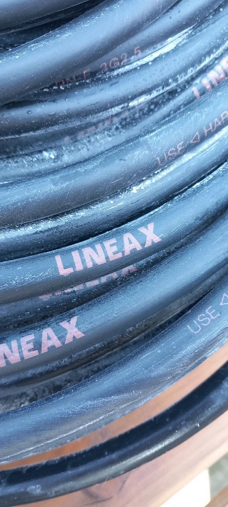 Elektrische kabel 2 rollen lineax cr 5G  2.5, Ophalen, Nieuw, Overige merken, Kabel of Snoer