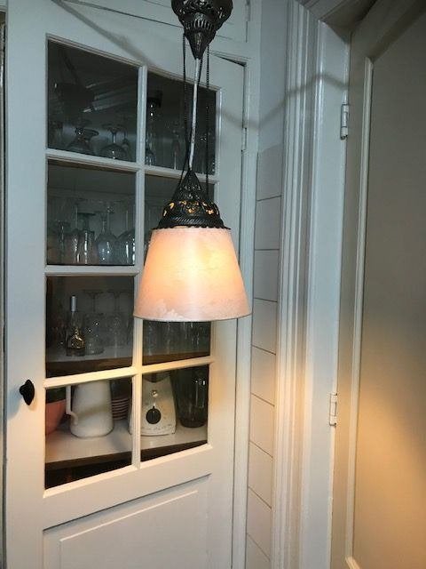 lamp hanglamp lampje hang oosters, Ophalen of Verzenden, Gebruikt, Metaal