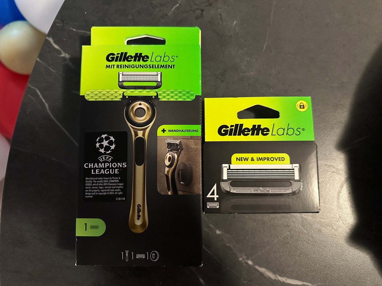 Gillette labs gold met 4 extra mesjes, Ophalen of Verzenden, Nieuw, Gehele gezicht
