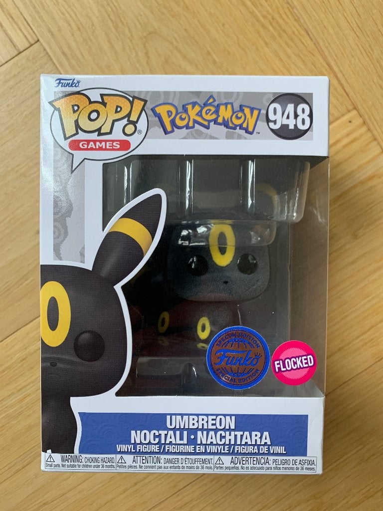 Funko Pop 948 Umbreon Flocked, Ophalen of Verzenden, Zo goed als nieuw