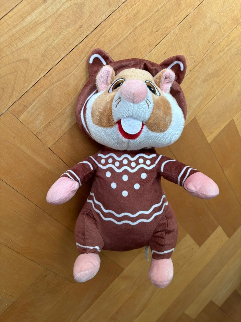 Albert heijn hamster knuffel - gingerbread peperkoek pakje, Hamster, Ophalen of Verzenden, Zo goed als nieuw, Wasbaar