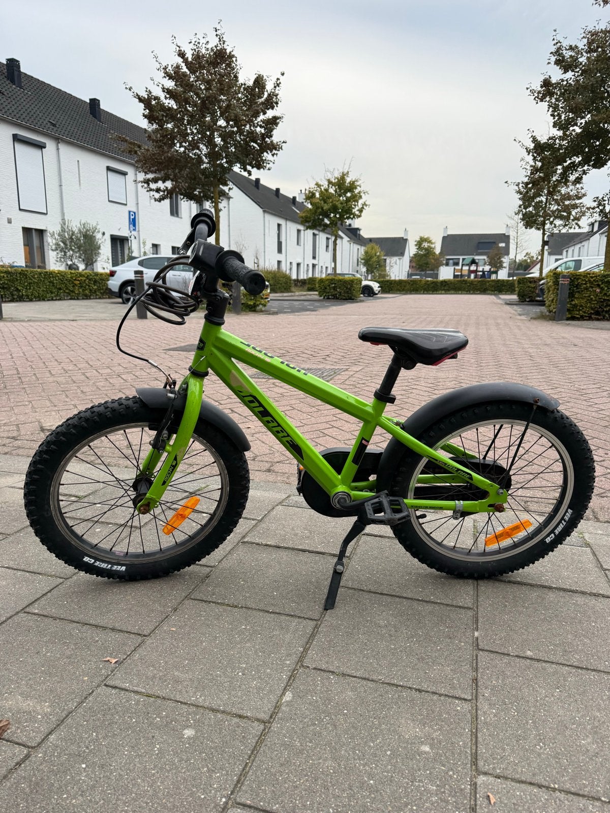 Volare kinderfiets 18 inch - Groen, Ophalen, Gebruikt, Velgrem, 16 tot 20 inch