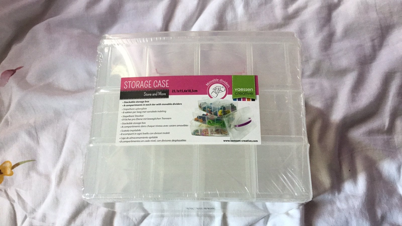 Stapelbare opbergbox nieuw, Ophalen, Nieuw