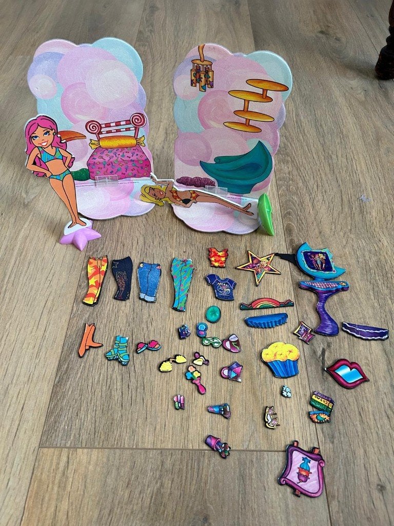 Magnetische aankleedpop-modeset, Ophalen of Verzenden, Zo goed als nieuw, Overige typen