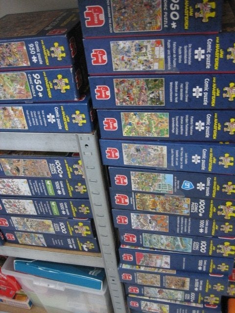 25 JAN VAN HAASTEREN PUZZELS       950, 1000 en 1500 stukjes, Ophalen of Verzenden, 500 t/m 1500 stukjes, Zo goed als nieuw, Legpuzzel