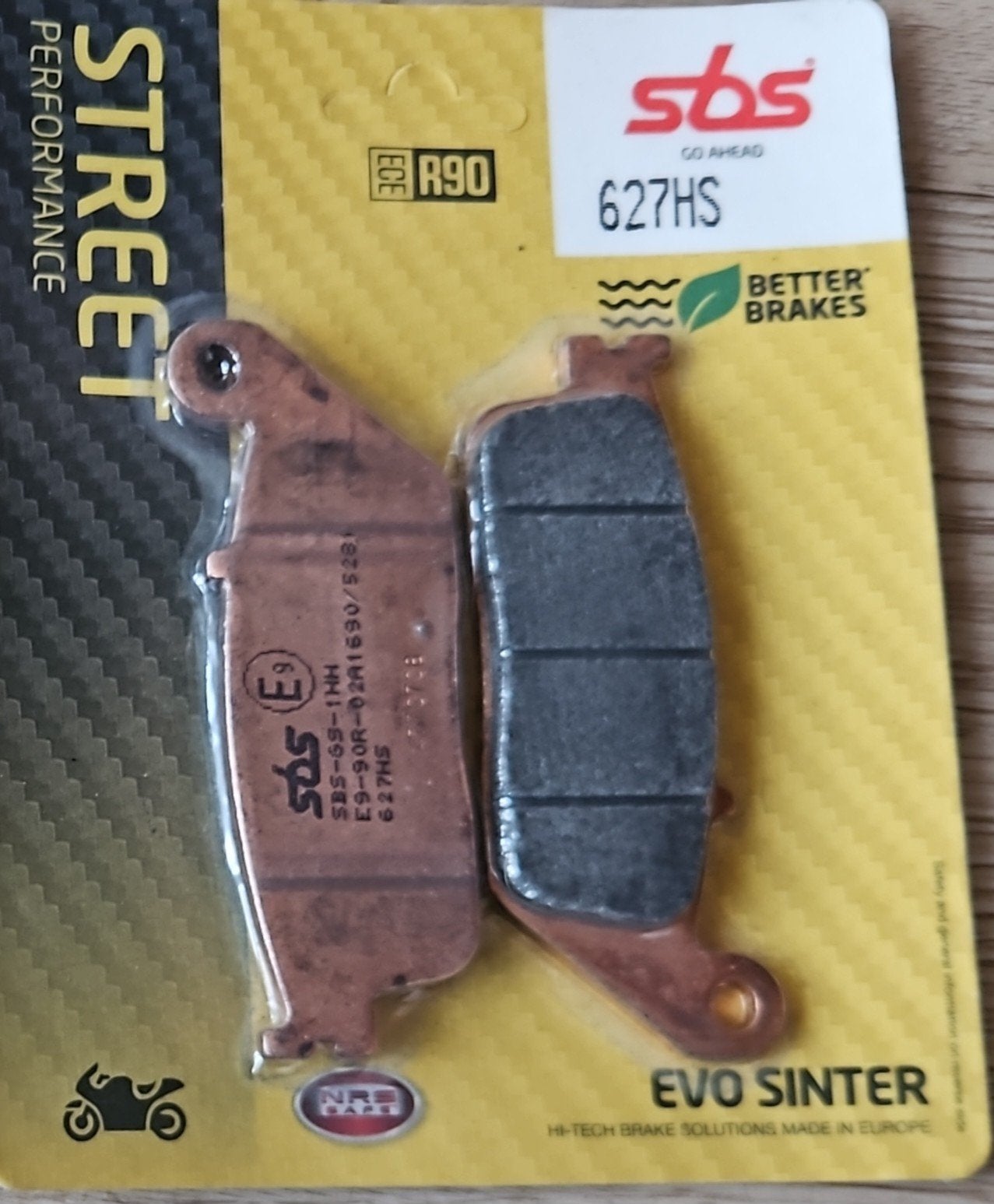SBS 627HS EVO Sinter Remblokken - Nieuw in verpakking, Motoren, SBS, Onbekend, geproduceerd in Europa, Nieuw, Ophalen of Verzenden