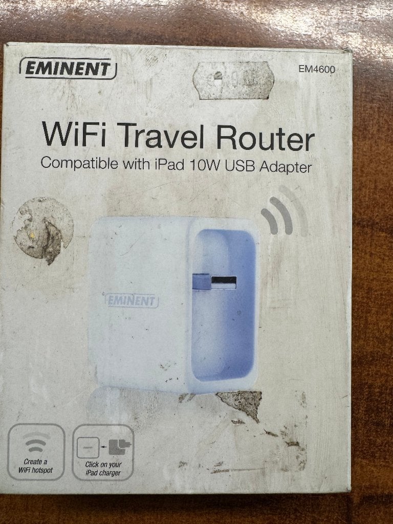 Eminent Wifi travel router EM4600, Ophalen of Verzenden, Nieuw, Router, Eminent