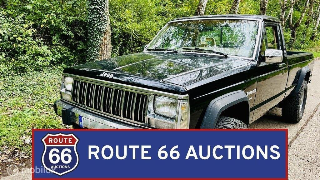 Jeep Comanche Laredo 4x4 | 1988 | Route 66 Auctions, Auto's, Jeep, Overige carrosserieën, Zwart, Bedrijf