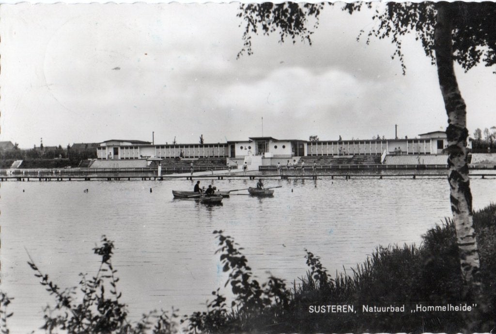 Susteren, Natuurbad "Hommelheide". 6625, Verzenden, 1940 tot 1960, Gelopen, Limburg