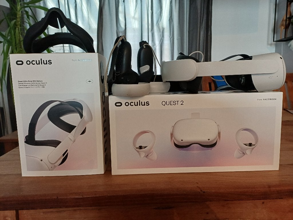 Oculus 2full set, Spelcomputers en Games, Virtual Reality, Ophalen, Zo goed als nieuw, VR-bril, Overige platformen