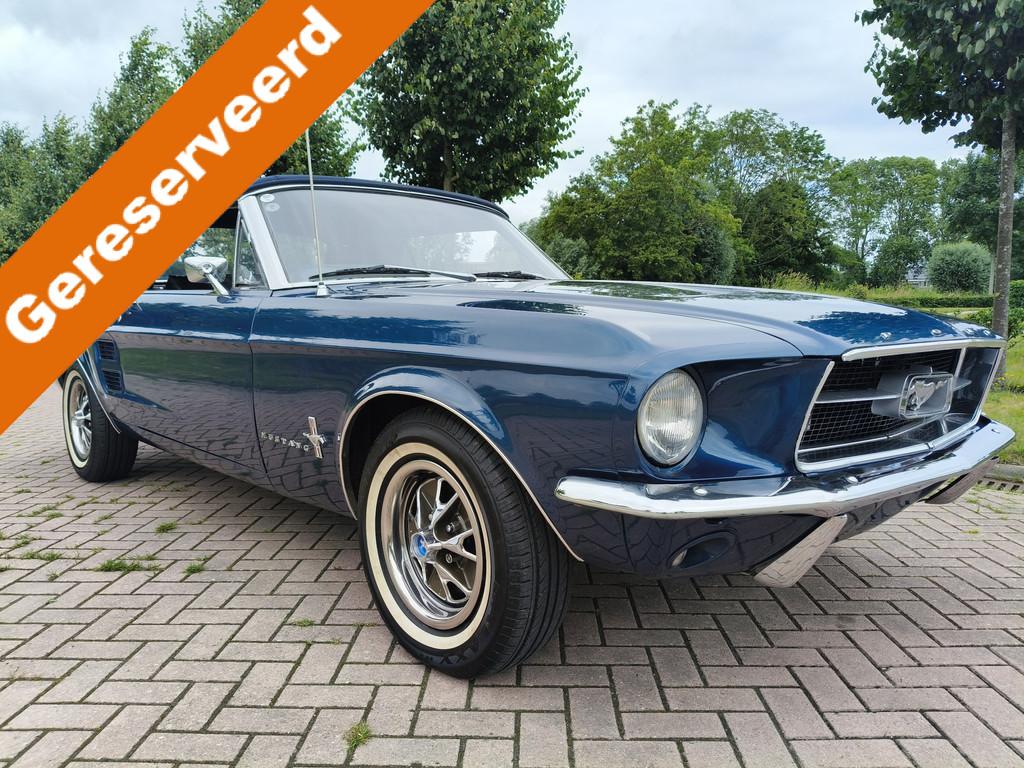 Ford Mustang CONVERTIBLE C CODE NL KENTEKEN (bj 1967), Auto's, Oldtimers, Automaat, Cabriolet, Origineel Nederlands, Ford