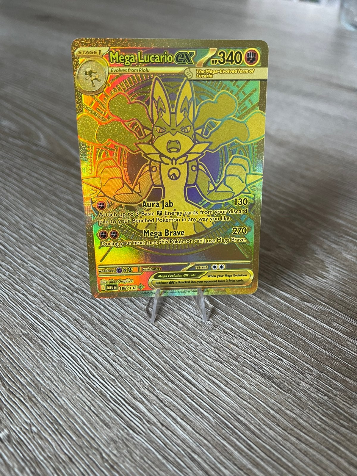 Mega Lucario EX Gold, Ophalen, Nieuw
