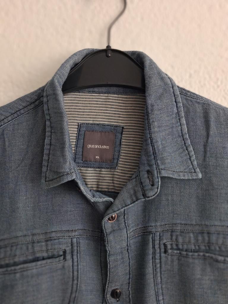 Gsus Industries spijkerblouse XL, Kleding | Heren, Blauw, Ophalen of Verzenden, Zo goed als nieuw, Gsus Industries