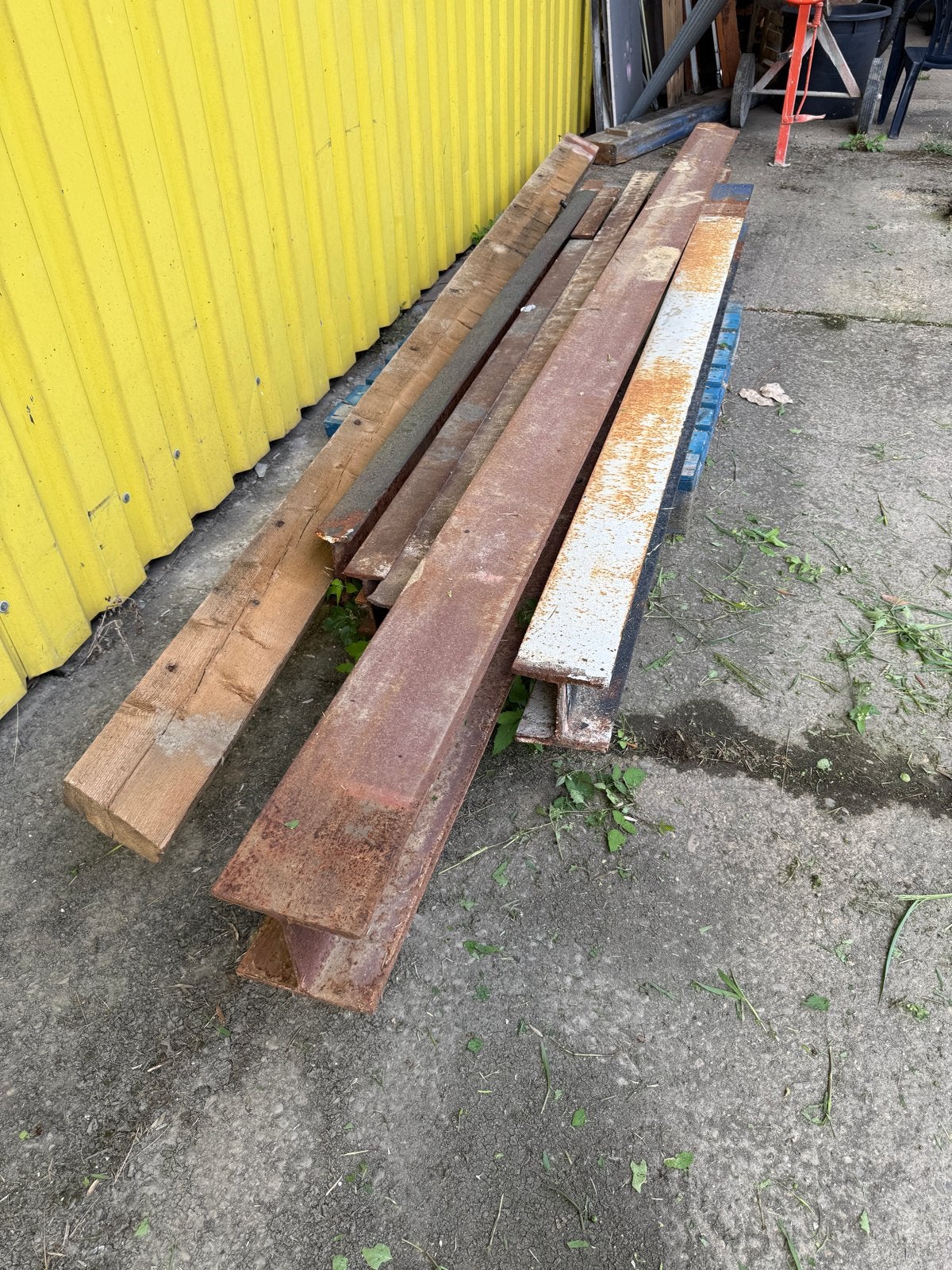 H-profiel draagbalk - 440 cm lang, 20 cm breed/hoog, Doe-het-zelf en Verbouw, Metalen, Ophalen of Verzenden, Gebruikt, IJzer