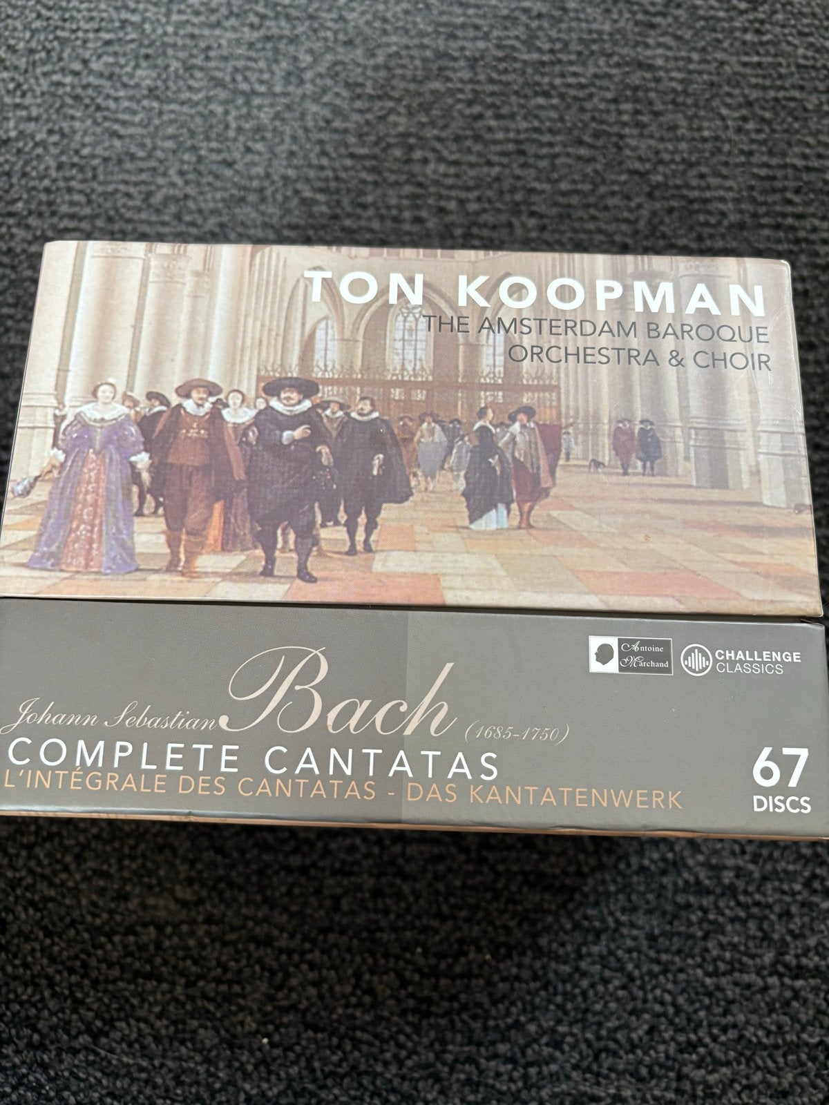 Bach Complete Cantatas - Ton Koopman (67 CD Boxset), Boxset, Ophalen of Verzenden, Zo goed als nieuw, Inclusief boekje