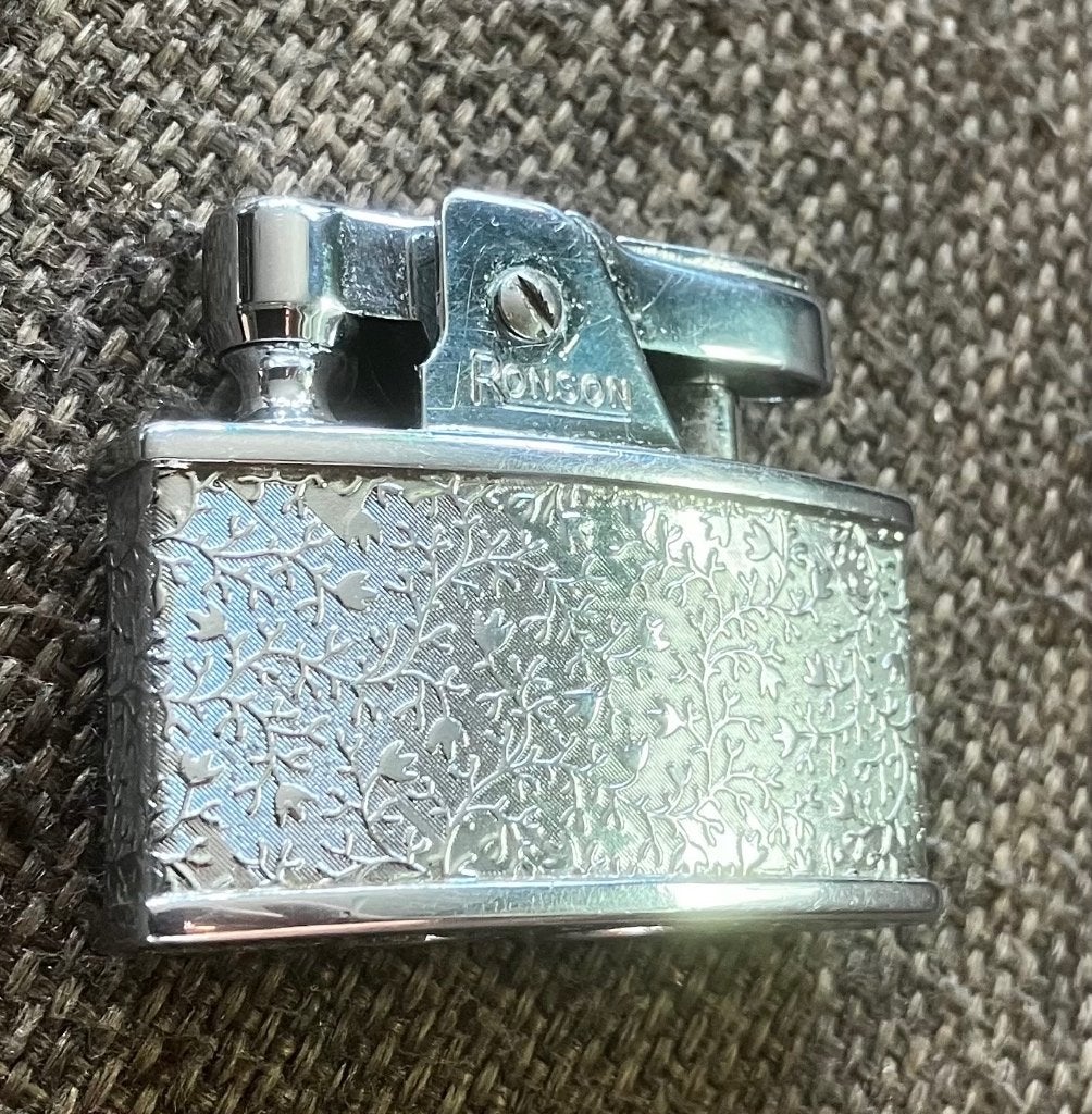 Ronson aansteker Made in England British Pat No. 621570, Verzamelen, Ophalen of Verzenden, Gebruikt, Aansteker