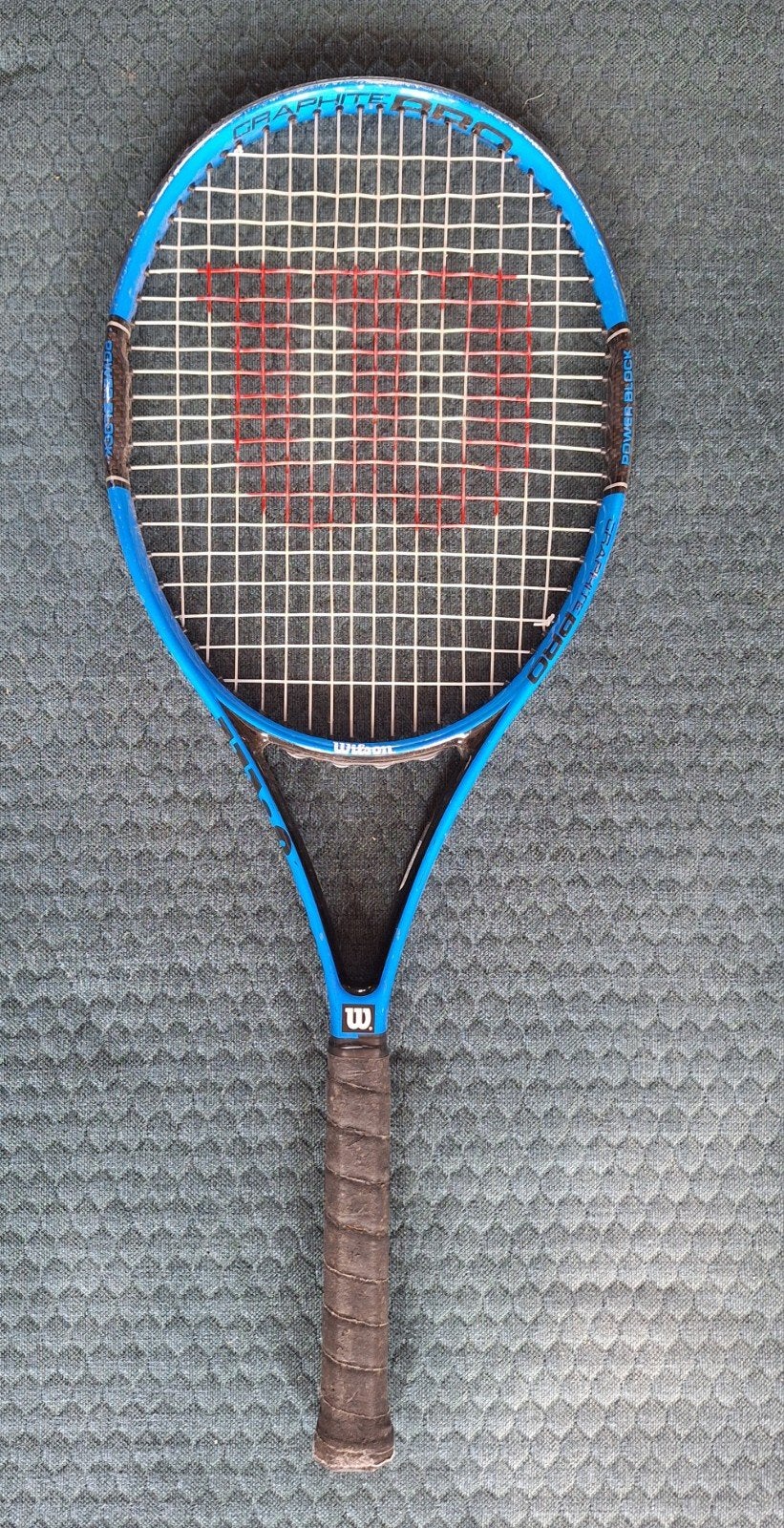 Wilson Graphite Pro Power Block tennisracket, Ophalen of Verzenden, Gebruikt, Racket, Wilson