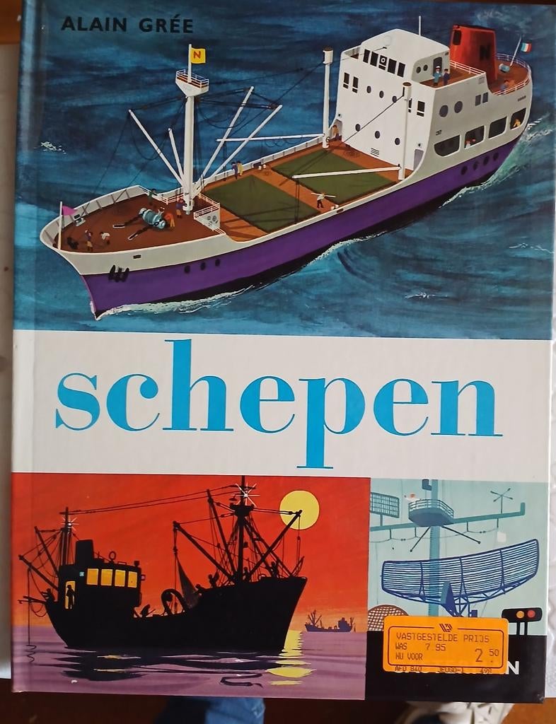 Alain Grée - Schepen (Vintage Kinderboek), Boeken, Kinderboeken | Jeugd | onder 10 jaar, Ophalen of Verzenden, Gelezen, Alain Grée