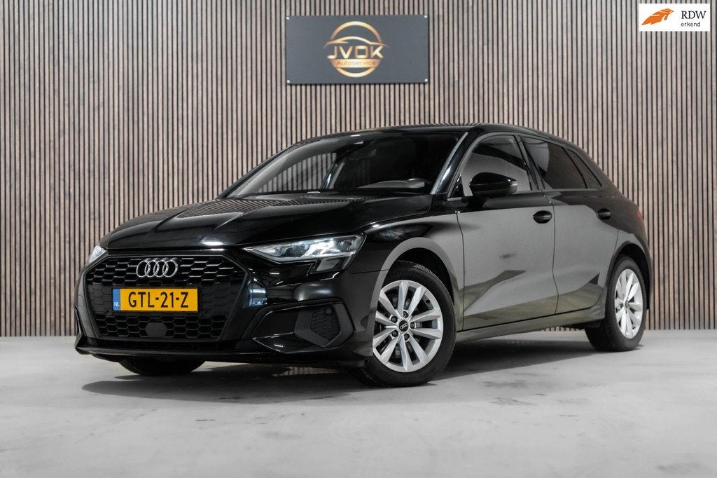 Audi A3 SPORTBACK 35 TFSI Business edition 2020 LED VIRTUAL, Auto's, Audi, 4 cilinders, 150 pk, Zwart, Automatische klimaatregeling
