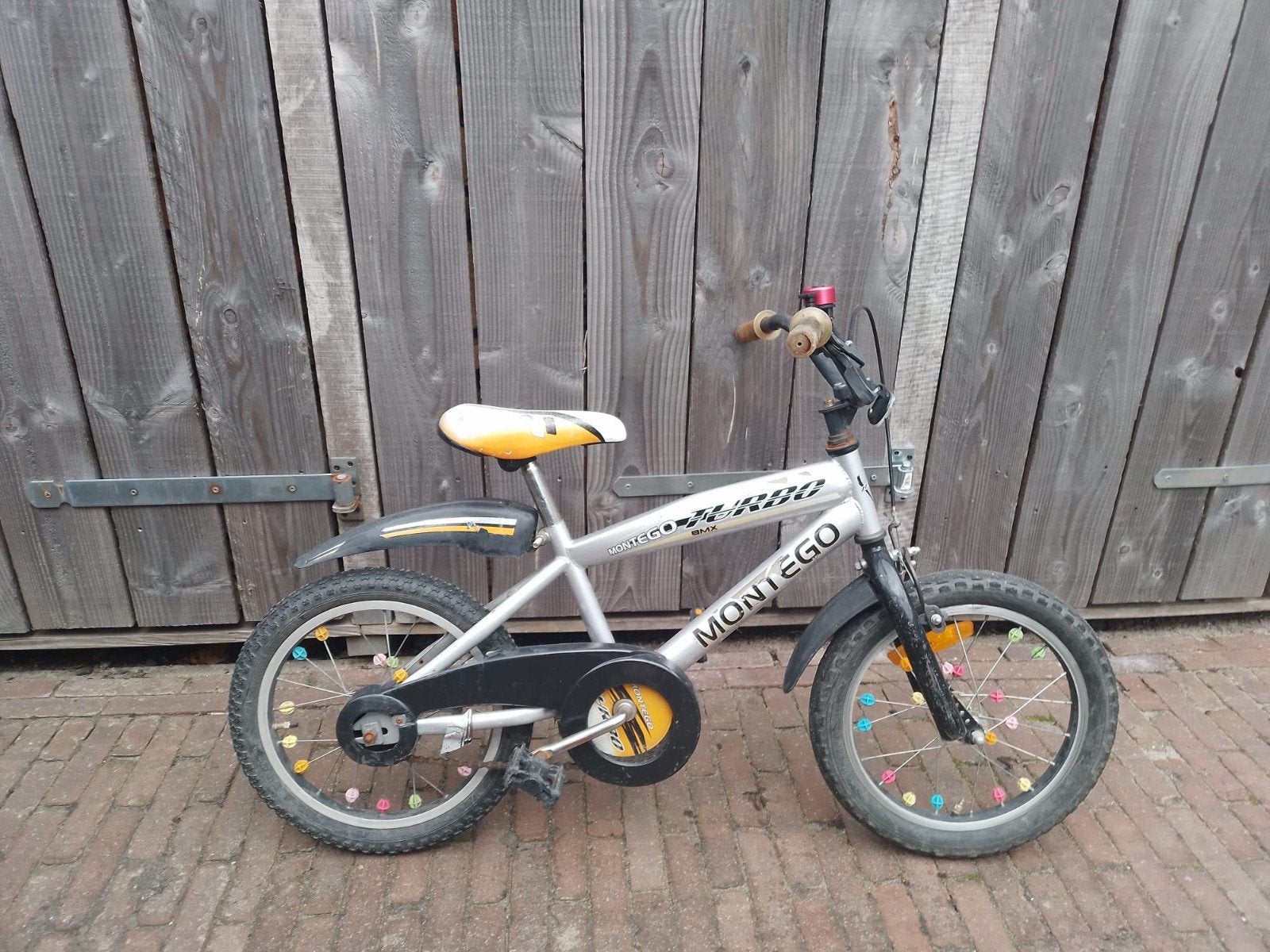 Kinderfiets 16 inch, Fietsen en Brommers, Fietsen | Kinderfietsjes, Ophalen, Gebruikt, Terugtraprem, 16 tot 20 inch