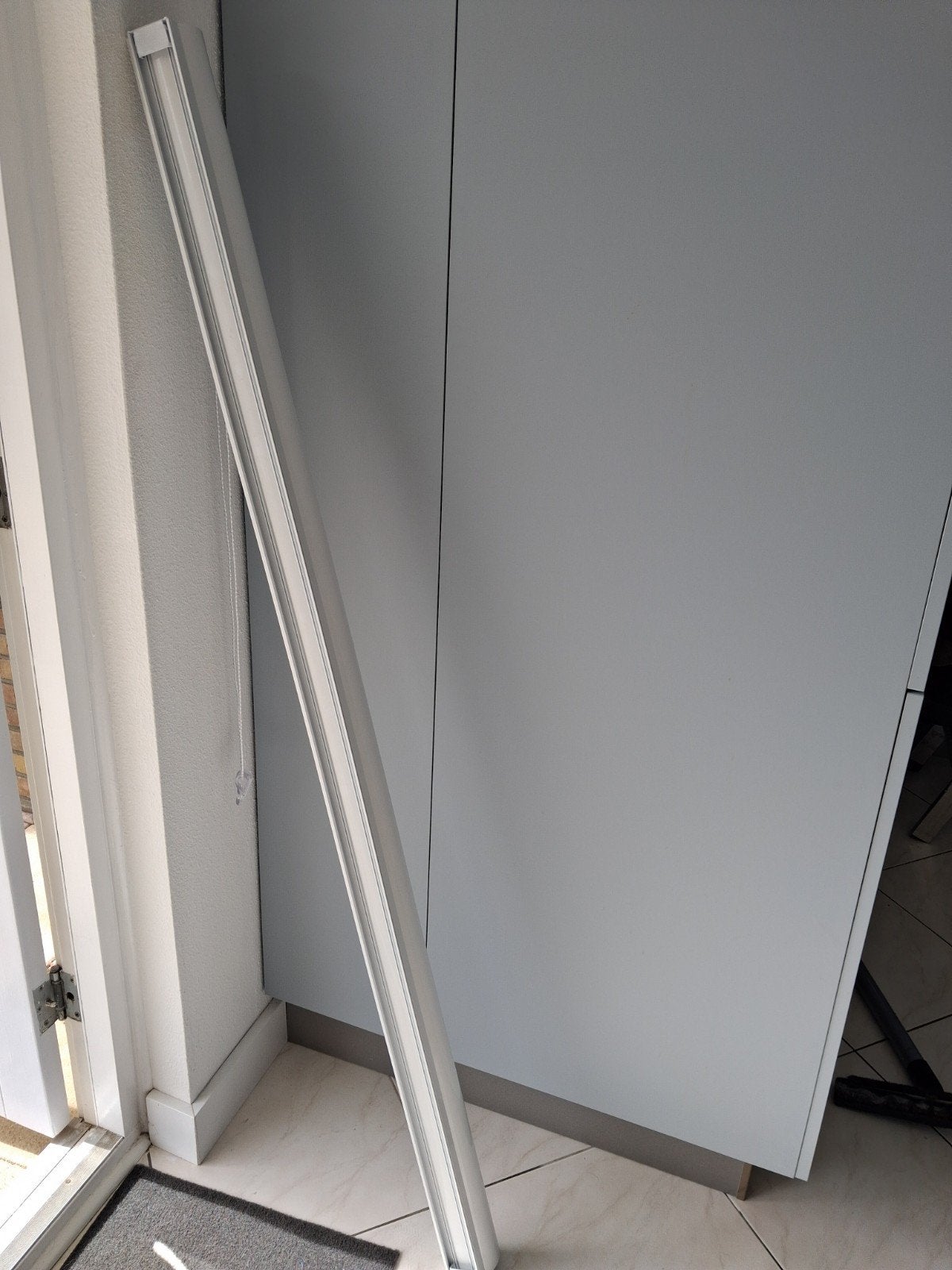 Duo rolgordijn wit 160x175 cm - Zo goed als nieuw, Ophalen, Kwantum, Duo rolgordijn, 160 cm