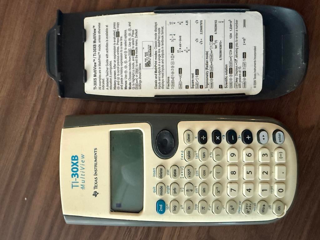 TI-30XB (Texas Instruments Rekenmachine), Ophalen of Verzenden, Zo goed als nieuw