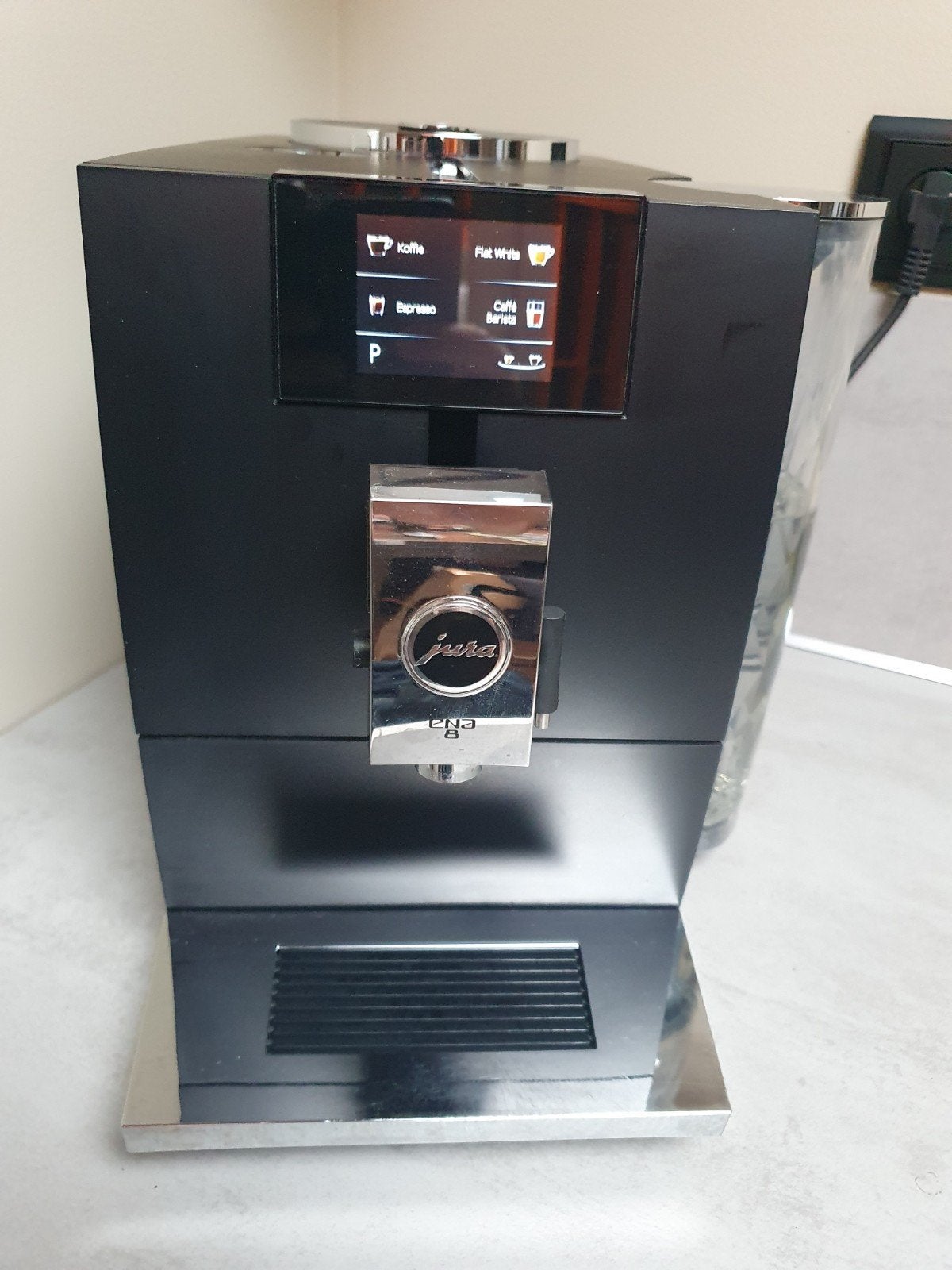 Jura Ena 8 volautomatische espressomachine, Ophalen, Afneembaar waterreservoir, Koffiemachine, Zo goed als nieuw