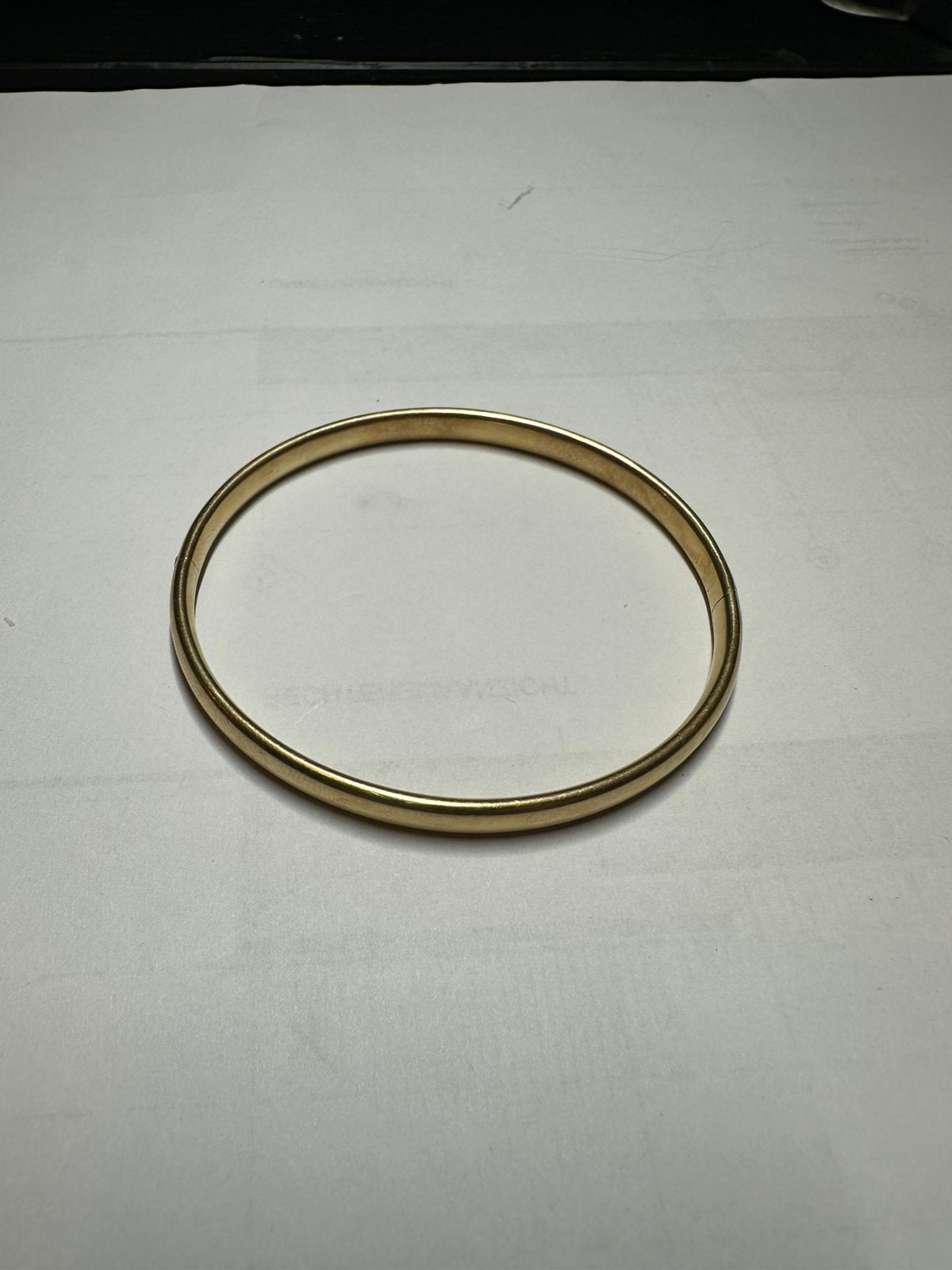 14 karaats gouden slavenarmband – 11,7 gram, Ophalen of Verzenden, Zo goed als nieuw, Goud