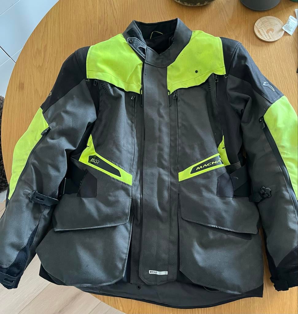Macna Fusor motorjas textiel - Maat L heren, Motoren, Kleding | Motorkleding, Ophalen, Tweedehands, Heren, Jas | textiel