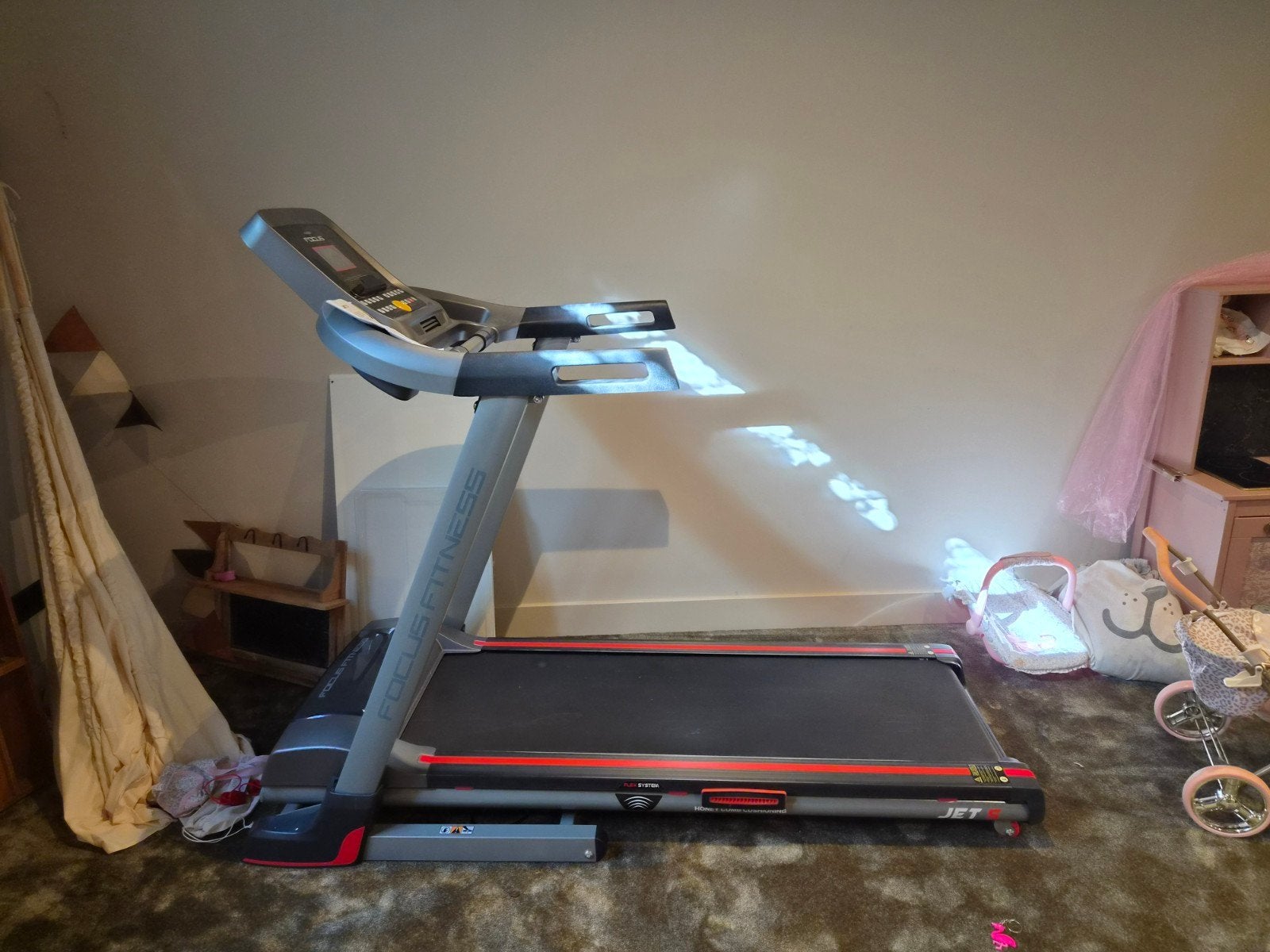 Loopband Focus Fitness Jet 5, Ophalen, Zo goed als nieuw, Metaal, Loopband