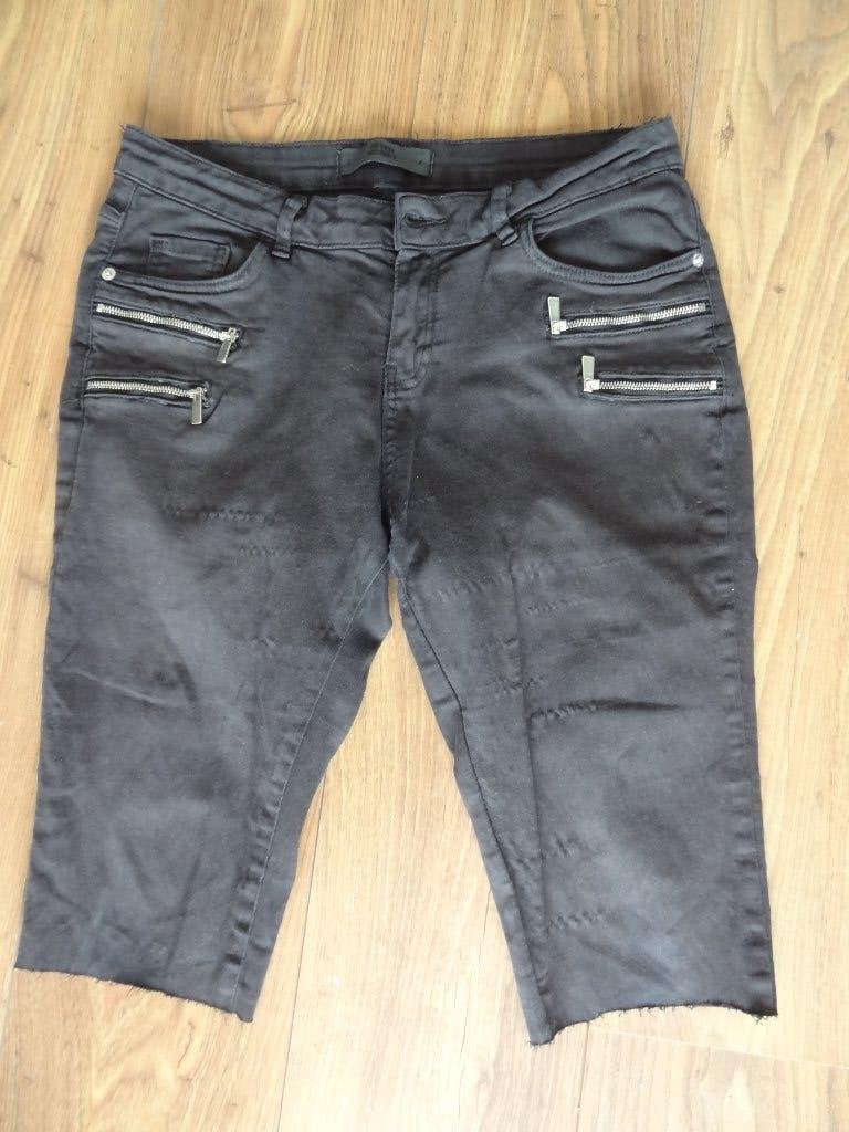 Seven sisters ingekorte broek, Kleding | Dames, Broeken en Pantalons, Kort, Seven Sisters, Zwart, Maat 42/44 (L)