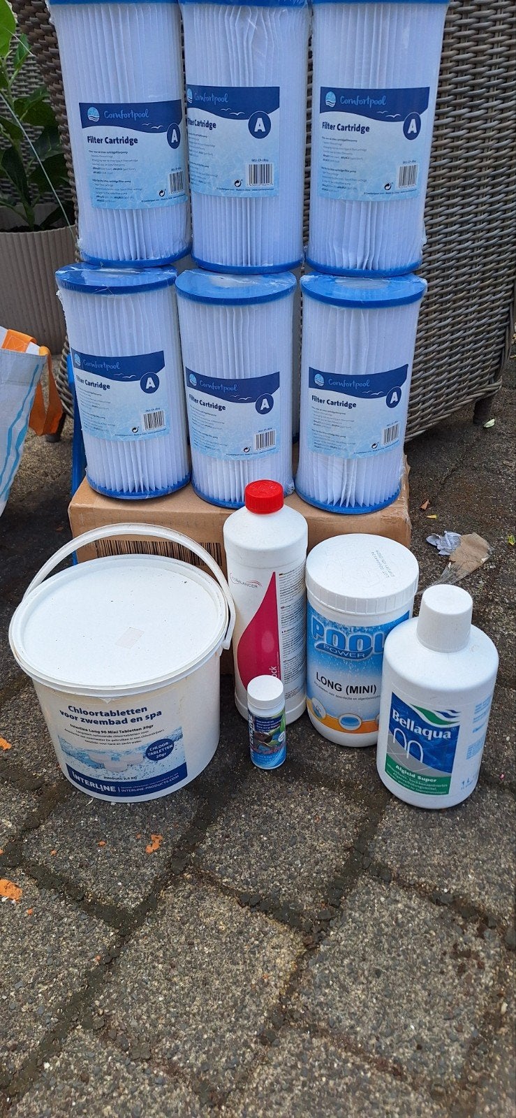 zwembadfilters en toebehoren, Ophalen, Nieuw, Reinigingsmiddel
