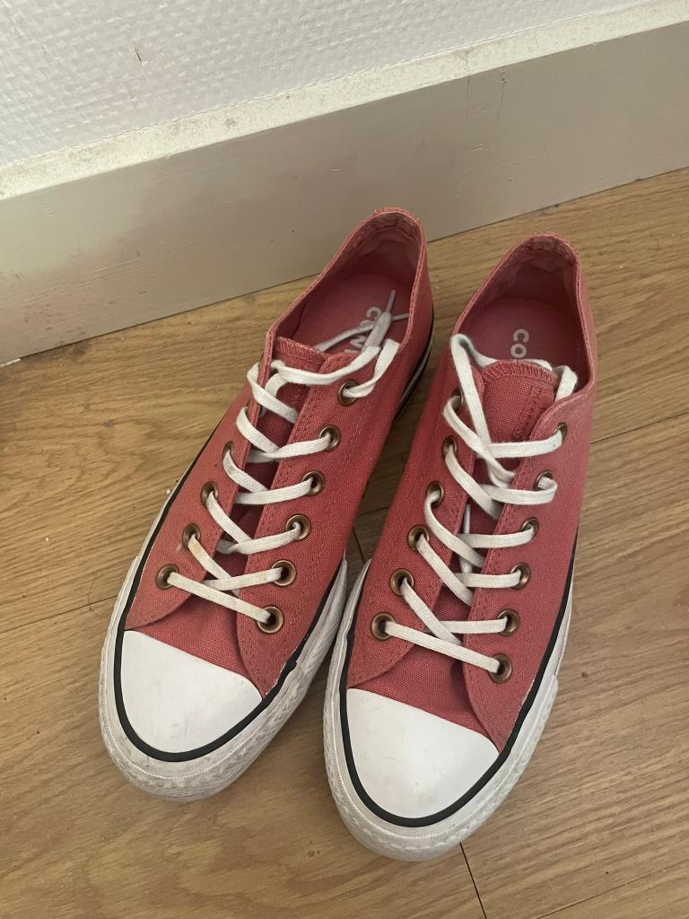 Converse all stars platform laag, Kleding | Dames, Ophalen of Verzenden, Converse All Stars, Roze, Sneakers of Gympen