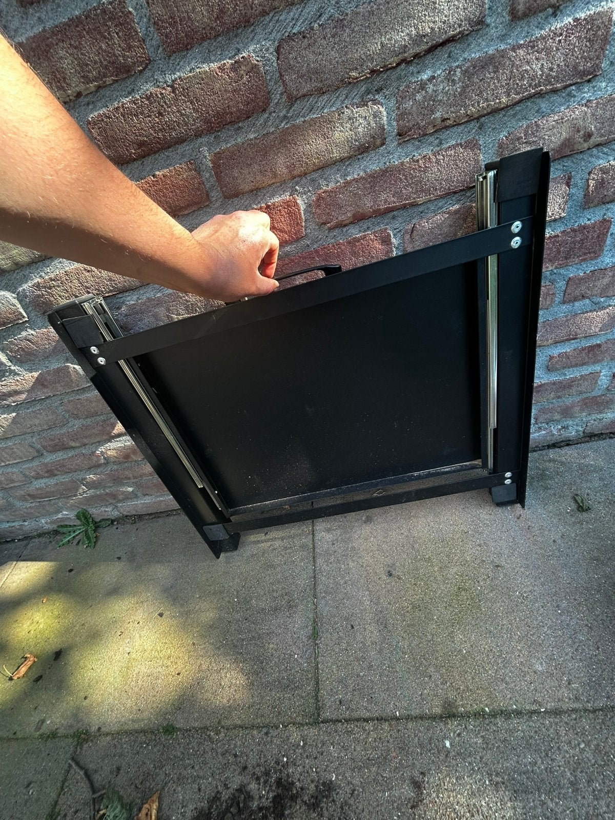 Wasmachine droger tussenstuk stapelkit uitschuifbare plank, Ophalen of Verzenden, Zo goed als nieuw