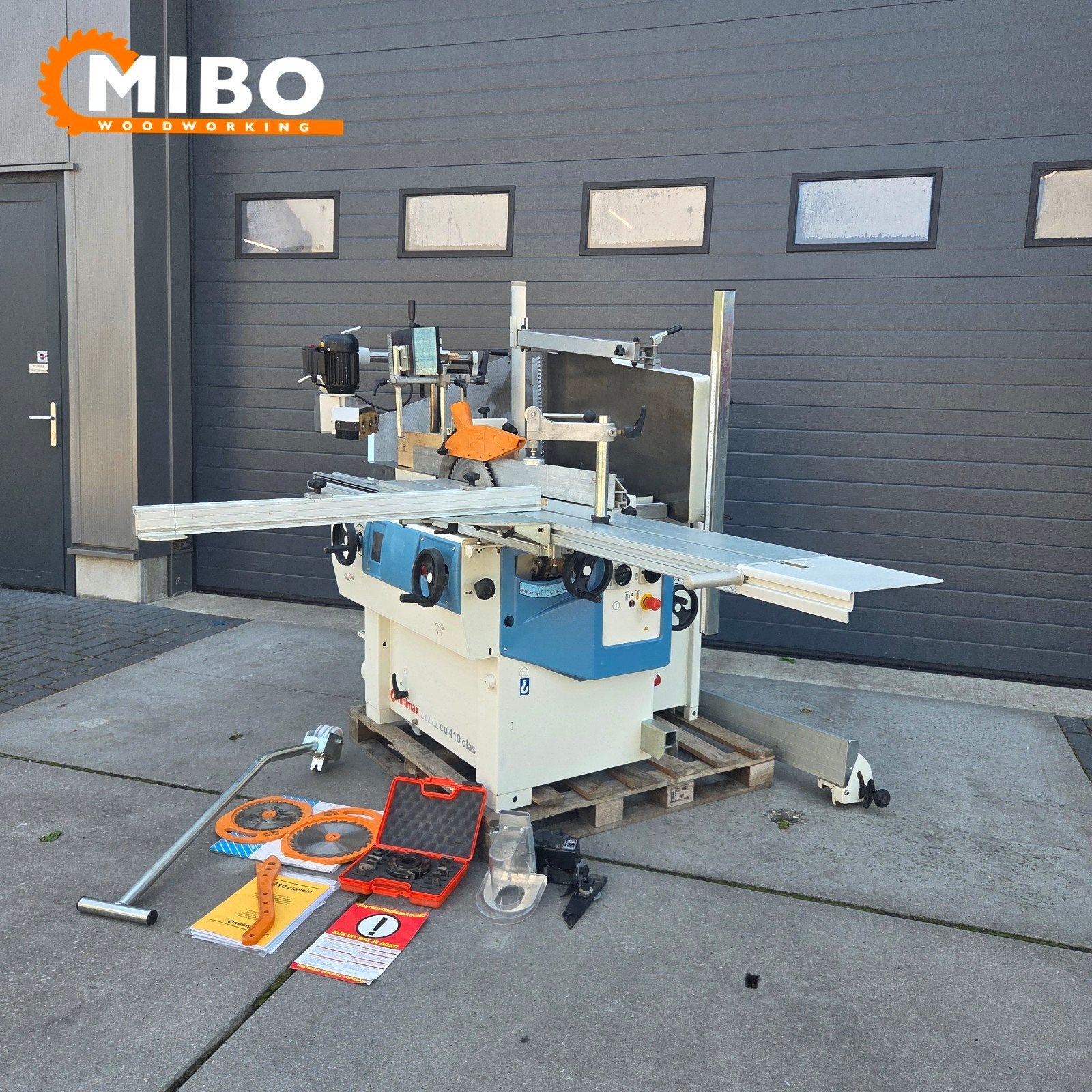 SCM Combinatiemachine 5in1 *** Compleet *** 410MM Schaaf, 70 mm of meer, Overige typen, Zo goed als nieuw, 1200 watt of meer