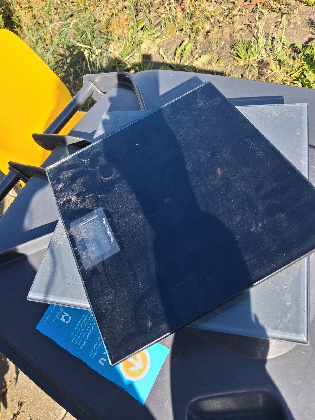 Medisana Personenweegschaal - Zwart Glas, Ophalen, Gebruikt, 100 kg of meer, Digitaal