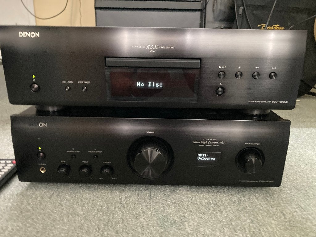 Denon versterker PMA-1600NE en DCD-1600NE CD-speler, Ophalen, Gebruikt, Denon