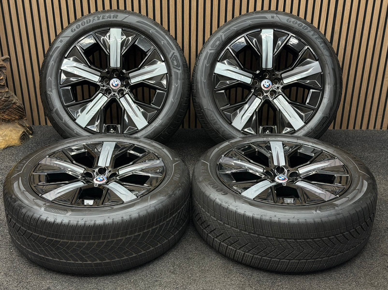 Originele 21 inch BMW IX i20 1011 5x112 ET36 Goodyear BMW *, Auto-onderdelen, Banden en Velgen, Ophalen, 255 mm, ., Banden en Velgen