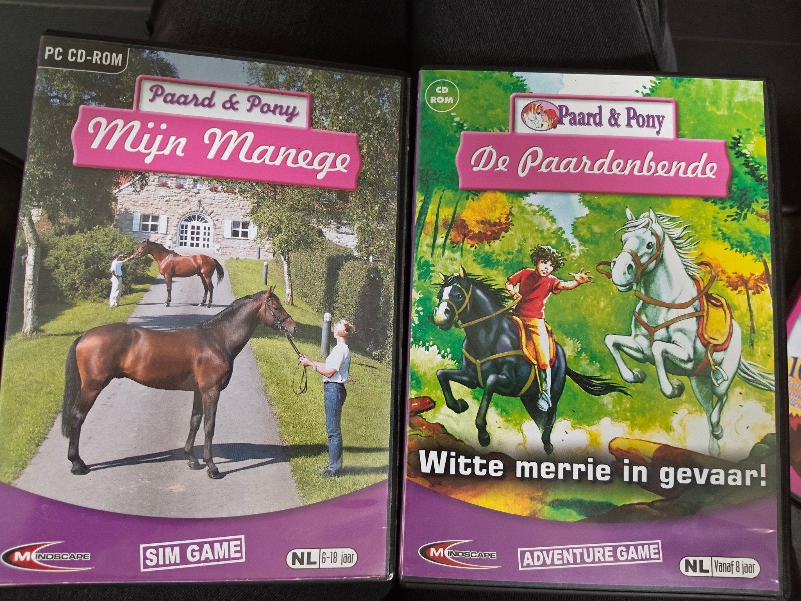 Paard & Pony: Mijn Manege & De Paardenbende (2 PC CD-ROMs), Gebruikt, 1 speler, Ophalen of Verzenden, Vanaf 7 jaar