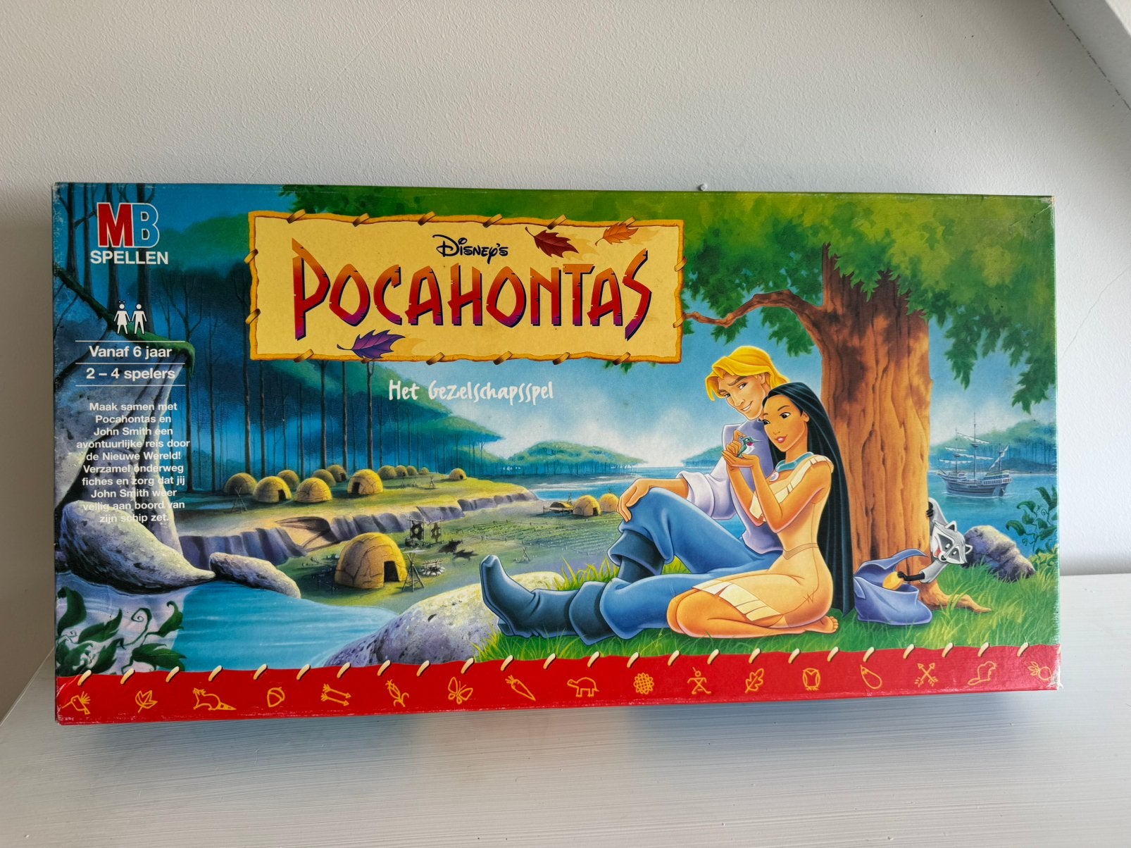 Pocahontas gezelschapsspel, Ophalen, Gebruikt