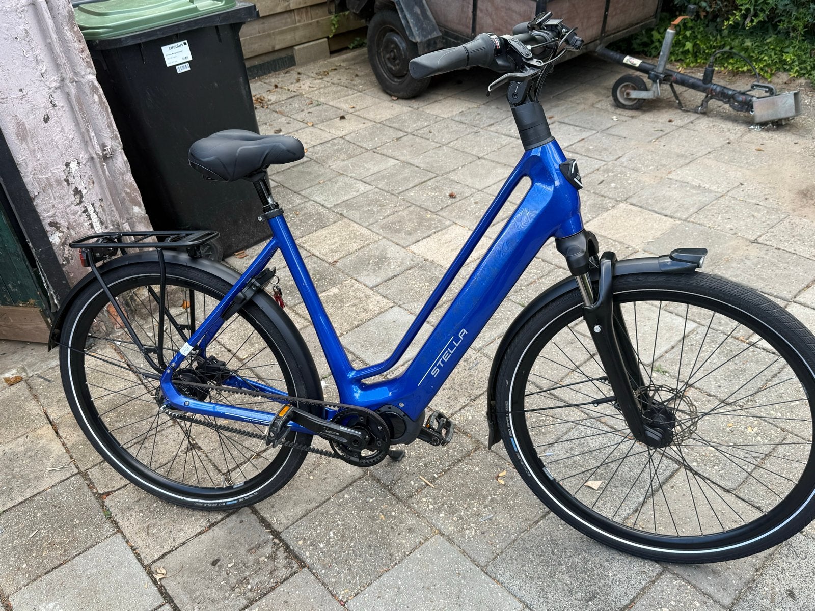Stella Vicenza pro Shimano Steps Nexus 5 Riem Aandrijving, Gebruikt, 50 km per accu of meer, 55 tot 59 cm, Ophalen
