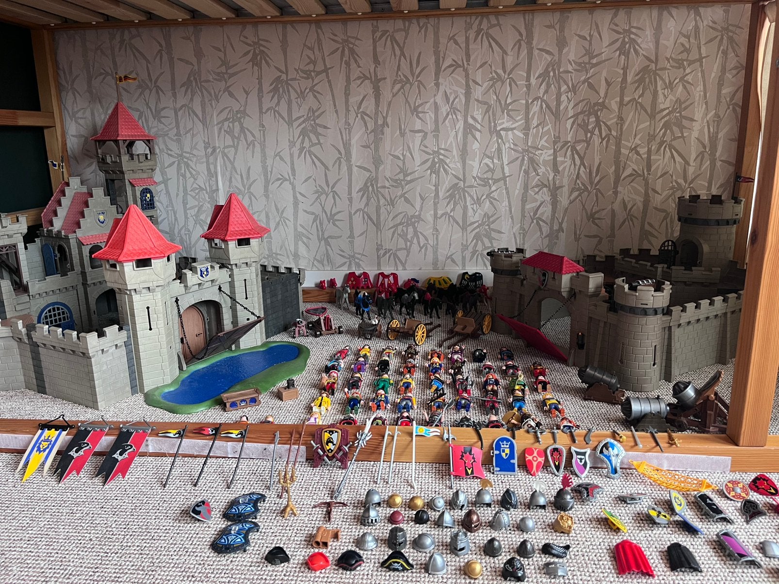 Plamobil kastelen en piratenschip, Ophalen, Gebruikt, Plastic