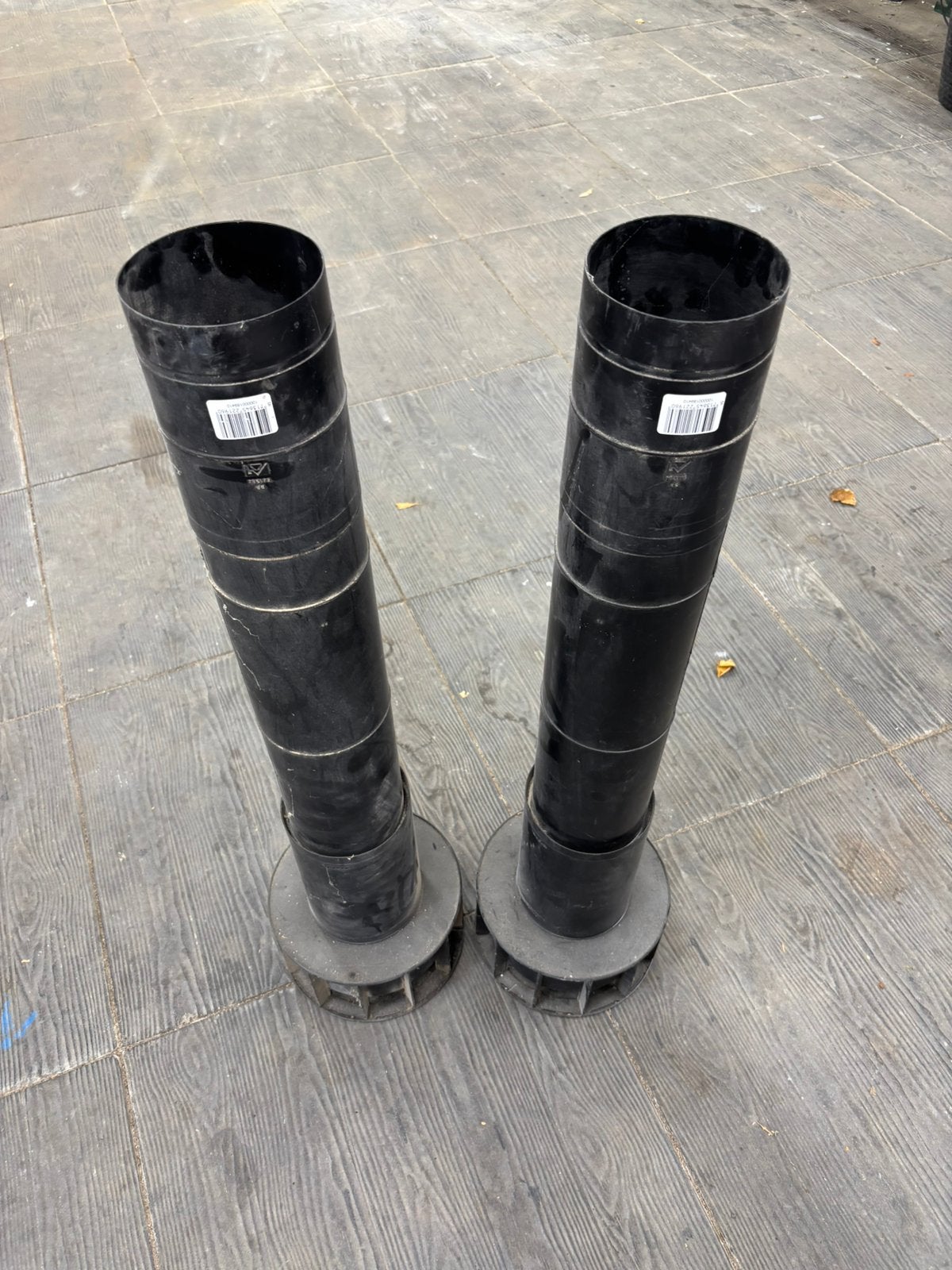 Ubbink dakdoorvoer 125/55, Ophalen, Nieuw, Pvc, Afvoer