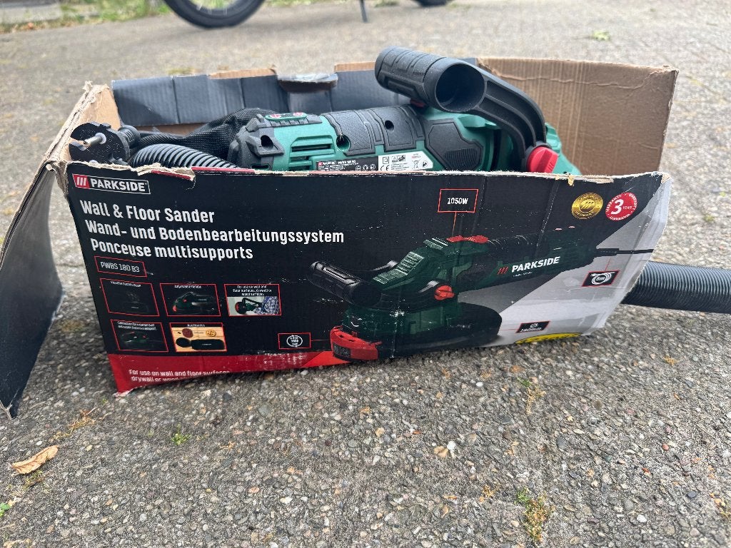 Wan en vloer schuurmachine, Doe-het-zelf en Verbouw, Gereedschap | Schuurmachines, Ophalen, Gebruikt, 600 tot 1200 watt, Vlakschuurmachine